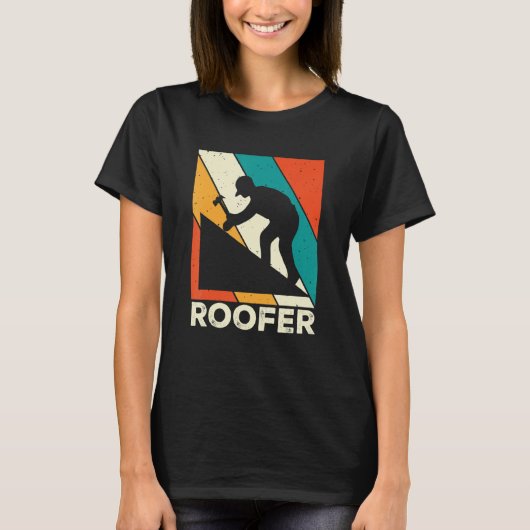 Dachdecker des Bauleiters T-Shirt (Vorderseite)