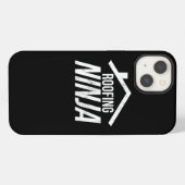 Dachdecker-Design Lustiger Ninja-Dachdeckerberuf iPhone Hülle (Rückseite (Horizontal))