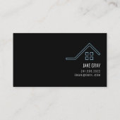 Dachdecker-Firmenkarte Visitenkarte (Rückseite)