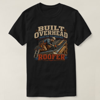 Dachdecker Handwerk im Vintage-Stil T-Shirt