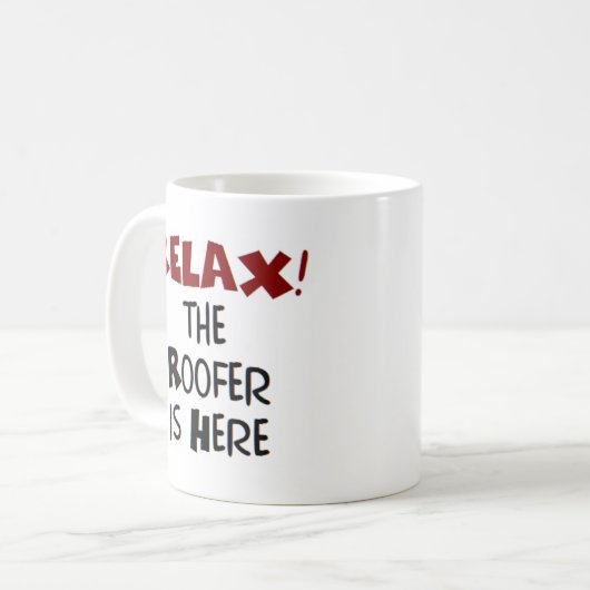 Dachdecker ist hier die Tasse (Vorderseite Links)