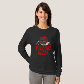 Dachdecker-Ninja Dachdecker Dachdecker Bauwesen T-Shirt (Vorne ganz)