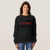 Dachdecker Ninja Sweatshirt (Vorne ganz)