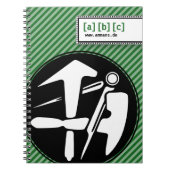 Dachdecker Notizbuch Notizblock (Vorderseite)