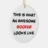 Dachdecker, phantastisch keramik ornament (Rechts)