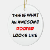 Dachdecker, phantastisch keramik ornament (Links)