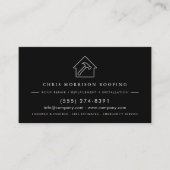 Dachdecker-Service-QR-Code Visitenkarte (Vorderseite)