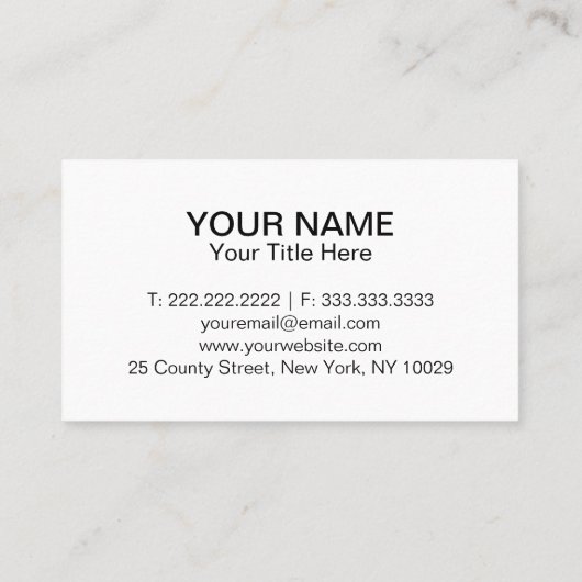 Dachdecker Visitenkarte (Rückseite)