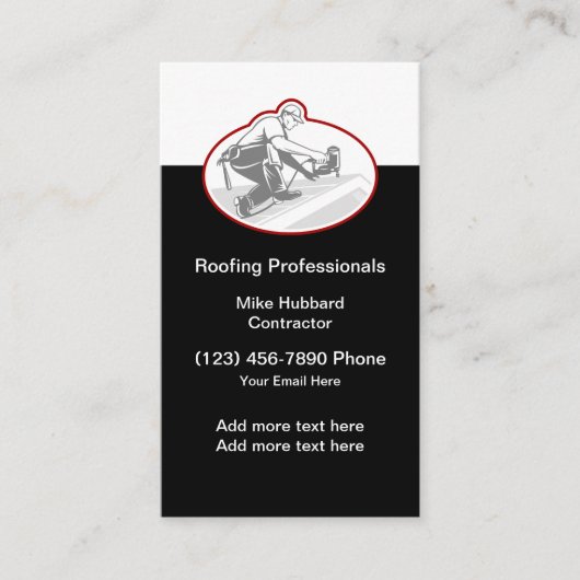 Dachdeckerbaudienst Visitenkarte (Vorderseite)