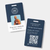 Dachdeckerfirma | Benutzerdefinierte Logo-Dienstle Ausweis (Vorder- & Rückseite)