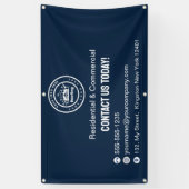 Dachdeckerfirma | Benutzerdefinierte Logodienste Banner (Vertikal)