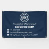 Dachdeckerfirma | Benutzerdefinierte Logodienste Banner (Horizontal)
