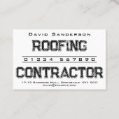 Dachdeckerkarte des AN Visitenkarte (Rückseite)