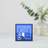 Dachdeckerklammer Quadratische Visitenkarte (Stehend Vorderseite)