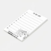 Dachdeckerreparaturen an PersonaliSe Post-it Klebezettel (angewinkelt)