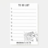 Dachdeckerreparaturen an PersonaliSe Post-it Klebezettel (Vorderseite)