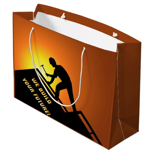 Dachdeckung Große Geschenktüte (Rückseite Schrägansicht)