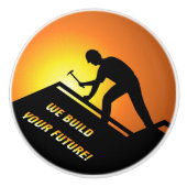 Dachdeckung Keramikknauf (Vorderseite)