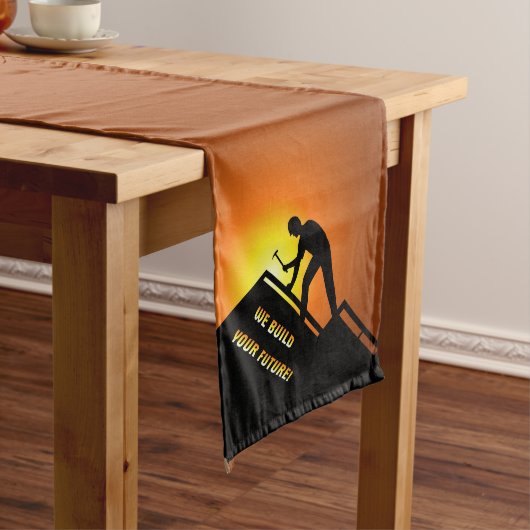 Dachdeckung Kurzer Tischläufer (Beispiel)