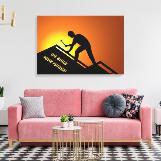 Dachdeckung Leinwanddruck (Insitu (Wohnzimmer))