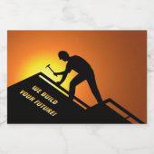 Dachdeckung Schaumweinetikett (Einzelnes Label)