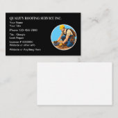 Dachdeckungen und Bauten Modernes Design Visitenkarte (Vorne/Hinten)