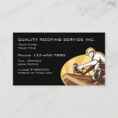 Dachdeckungs- und Baurückbau Visitenkarte (Vorderseite)