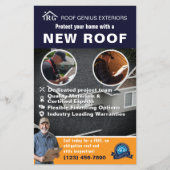 Dachdeckungs- und Reparaturbetrieb Flyer (Vorne)