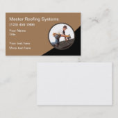 Dachdienstleistungen Moderne Business Card Design Visitenkarte (Vorne/Hinten)