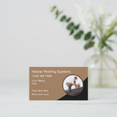 Dachdienstleistungen Moderne Business Card Design Visitenkarte (Stehend Vorderseite)