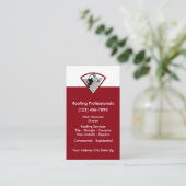 Dachdienstleistungen Visitenkarte (Stehend Vorderseite)