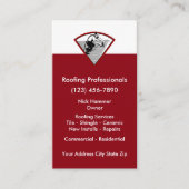 Dachdienstleistungen Visitenkarte (Vorderseite)
