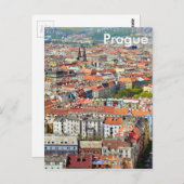 Dächer der Prag Postkarte (Vorne/Hinten)