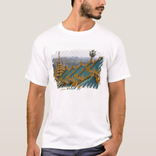Dächer der Shwedagon-Pagode, Yangon, Myanmar T-Shirt