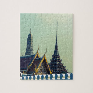 Dächer des Grand Palace in Bangkok Thailand Puzzle