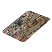 Dächer des rechteckigen Fotos von Siena Magnet (Linke Seite)