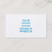 Dächer, Gutscheine, Bauausweis Visitenkarte (Rückseite)