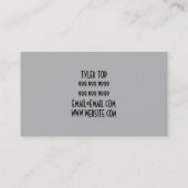 Dächer, Gutscheine, Baudienstkarte Visitenkarte (Rückseite)