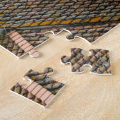 Dächer in Siena-Stadt abstrakt Puzzle (Seite)