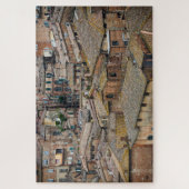 Dächer in Siena-Stadt abstrakt Puzzle (Vertikal)