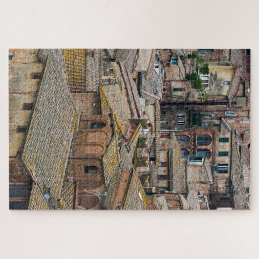 Dächer in Siena-Stadt in Toskana Puzzle (Horizontal)
