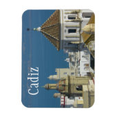 Dächer, Mittelmeer, Cadiz, Spanien Magnet (Vertikal)