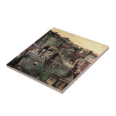 Dächer und Backs von Häusern von Vincent van Gogh Fliese (Seite)