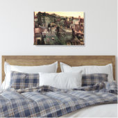 Dächer und Backs von Häusern von Vincent van Gogh Leinwanddruck (Insitu (Schlafzimmer))