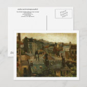 Dächer und Hintern von Häusern, Van Gogh Fine Art Postkarte (Vorne/Hinten)