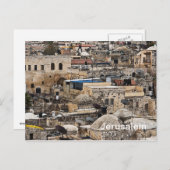 Dächer von Jerusalem Postkarte (Vorne/Hinten)