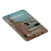 Dächer von Marrakesch, Marokko Magnet (Rechte Seite)