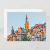 Dächer von Menton Postkarte (Vorne/Hinten)