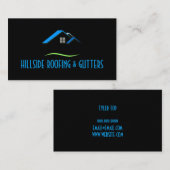 Dachfenster Windows Construction Business Card Visitenkarte (Vorne/Hinten)