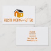 Dachfenster Windows Construction Business Card Visitenkarte (Vorne/Hinten)